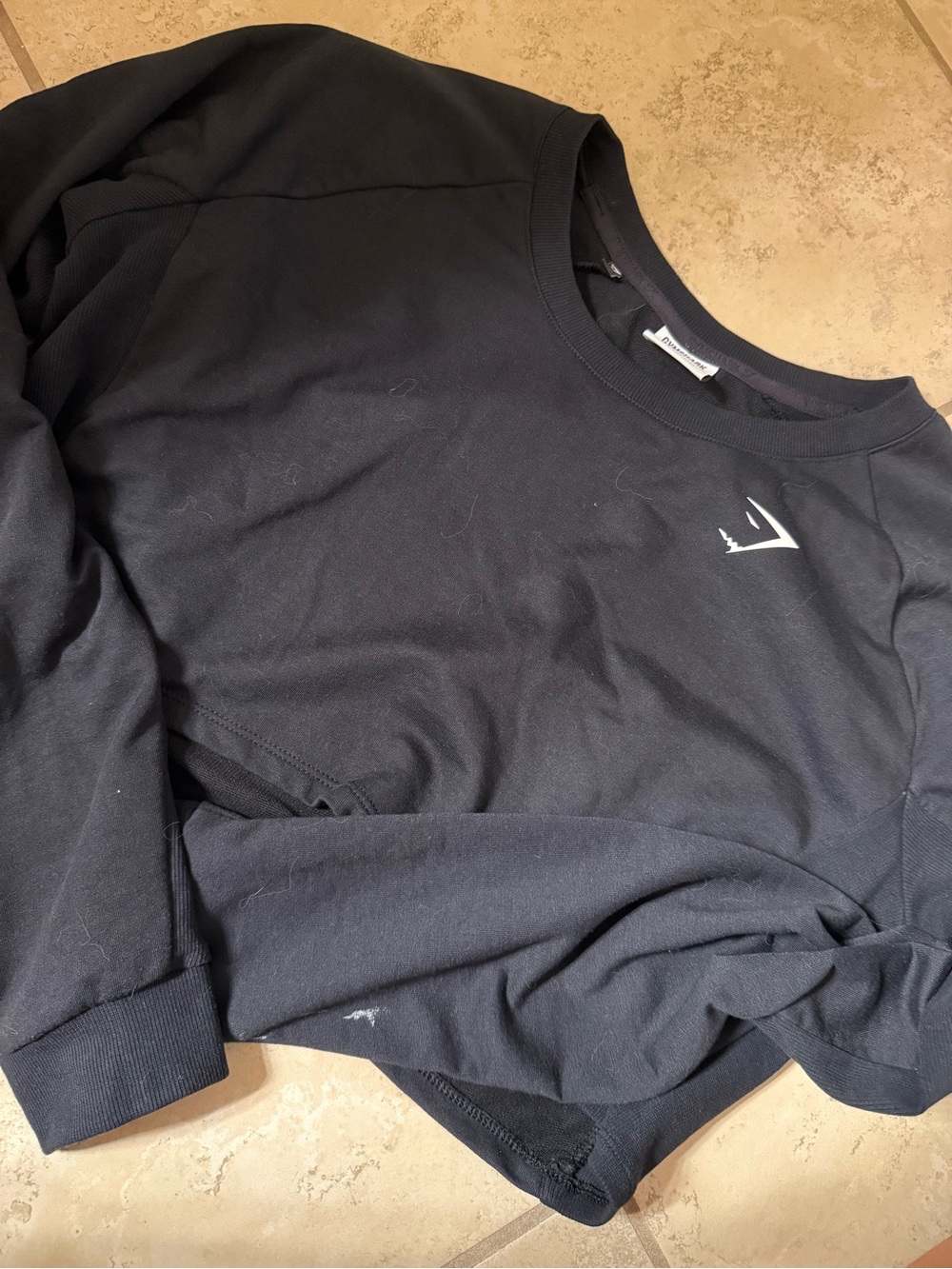 Gymshark women’s Black Crewneck Sweatshirt